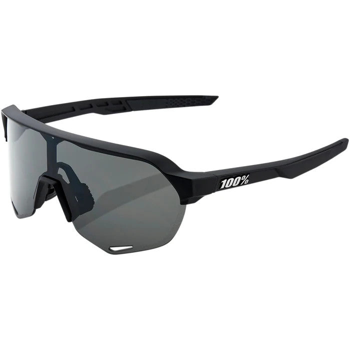 100% Glasses S2 - Soft Tact Black - Smoke Lens - OS