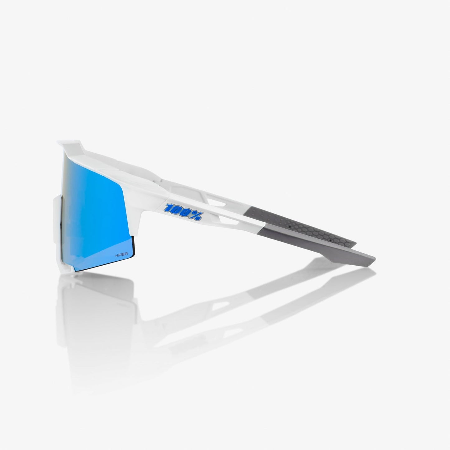 [SPEEDCRAFT] Matte White - HiPER Blue Multilayer Mirror Lens