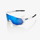 [SPEEDTRAP] Matte White - HiPER Blue Multilayer Mirror Lens