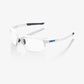 [SPEEDCOUPE] Matte White - HiPER Blue Multilayer Mirror Lens