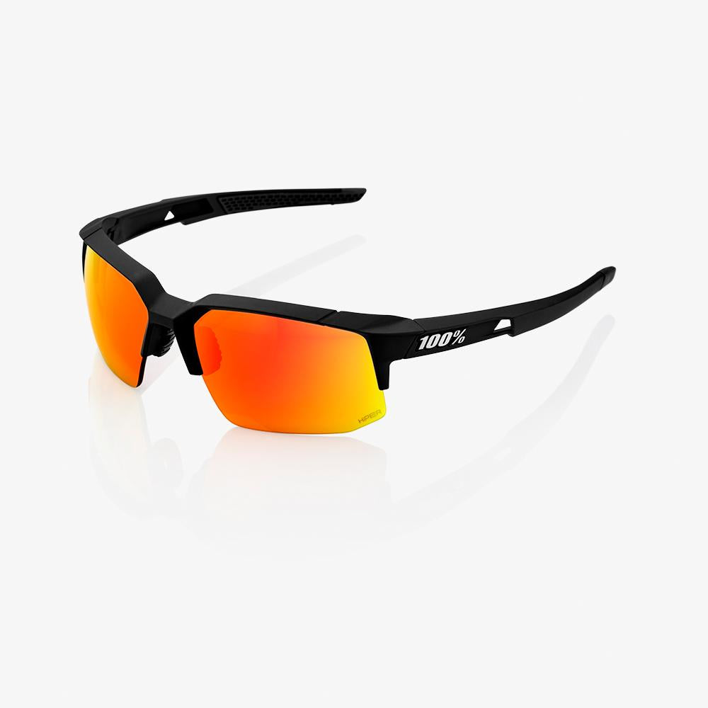 [SPEEDCOUPE] Soft Tact Black - HIPER Red Multilayer Mirror Lens