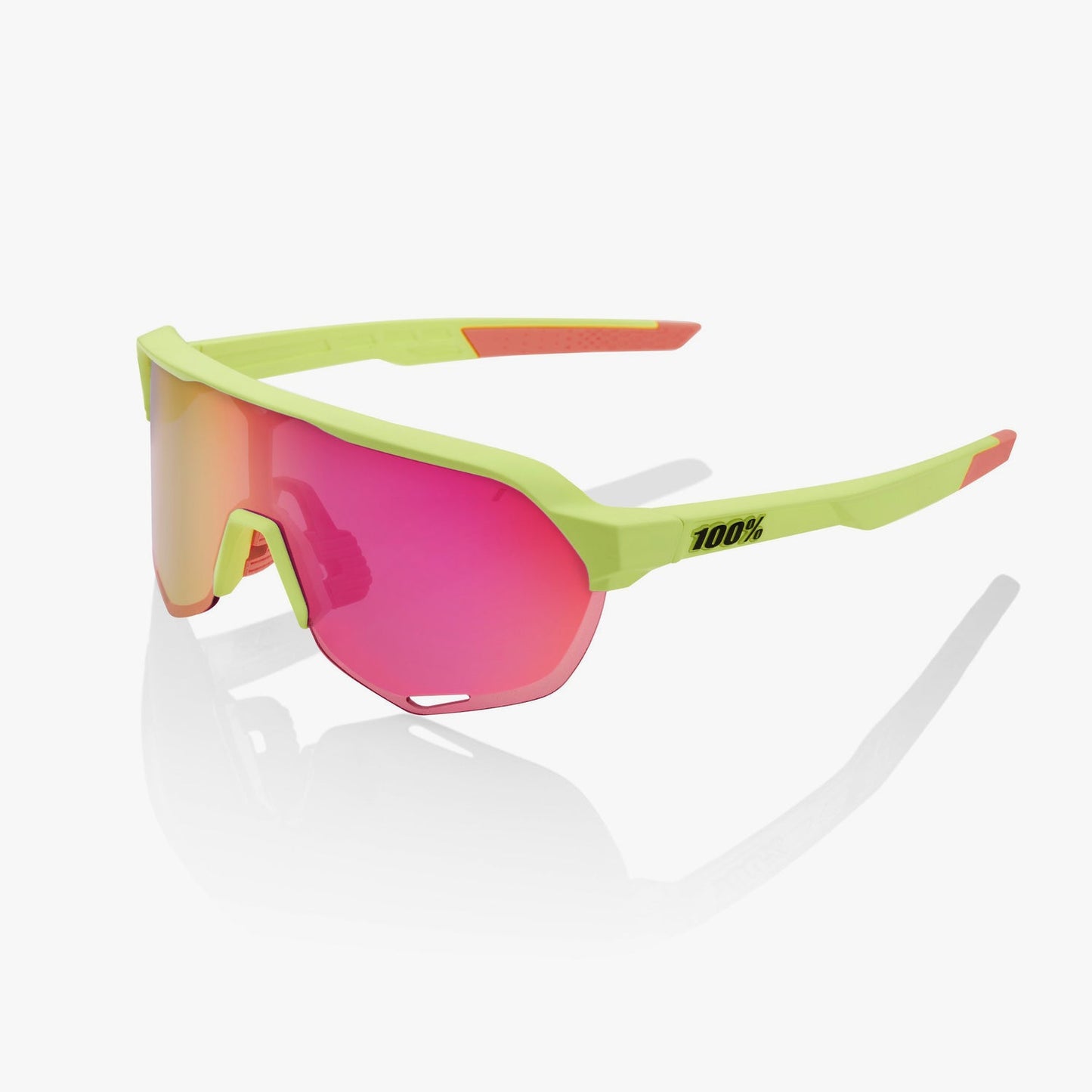S3 - Matte Washed Out Neon Pink - Purple Multilayer Mirror Lens